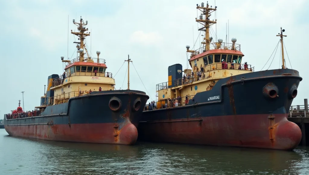 Koordinasi Docking Tug and Barge untuk Armada Nikel dan Batubara